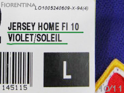 Fiorentina 2010-2011 Home Lotto@bgЁ@tBIeB[i@z[