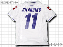 Fiorentina 2011/2012 Away #11 GILARDINO Lotto@tBIeB[i@AEFC@AxgEWfB[m@bgА
