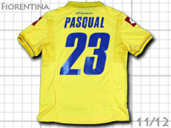 Fiorentina 2011/2012 Away #23 PASQUAL Lotto フィオレンティーナ アウェイ パスクアール ロット社製