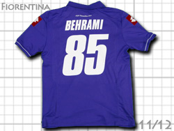 Fiorentina 2011/2012 Home #85 BEHRAMI Lotto フィオレンティーナ ホーム バロン・ベーラミ ロット社製