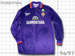 Fiorentina 1996-1997 Home Player Issued Idl@tBIeB[i