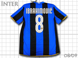 Inter Milan 2008-2009 Home@Ce@100N #8 IBRAHIMOVIC@Cuqrb`