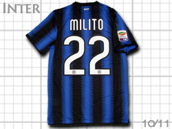 Inter Milan 2010-2011 Home #22 Diego MILITO@Lega Calcio@Ce@z[@fBGSE~[g@KJ`