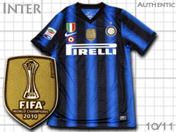 Inter Milan 2010-2011 Home Authentic@#55@NAGATOMO@Ce@z[@FCs@I[ZeBbN@