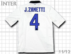 Inter 2011/2012 away #4 J.ZANETTI Nike　インテル　アウェイ　ハビエル・サネッティ　ナイキ