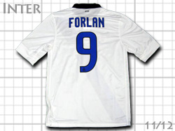Inter 2011/2012 away #9 FORLAN Nike　インテル　アウェイ　ディエゴ・フォルラン　ナイキ
