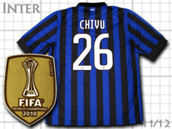 Inter 2011/2012 Home #26 CHIVU Nike　インテル　ホーム　クリスティアン・キブ　ナイキ　419985