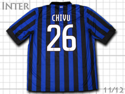 Inter 2011/2012 Home #26 CHIVU Nike　インテル　ホーム　クリスティアン・キブ　ナイキ　419985