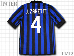 Inter 2011/2012 Home #4 J.Zanetti Nike　インテル　ホーム　ハビエル・サネテッィ　ナイキ　419985