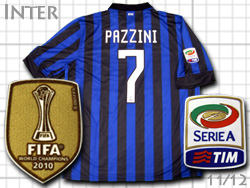Inter 2011/2012 Home #7 PAZZINI Nike　インテル　ホーム　パッツィーニ　ナイキ　419985