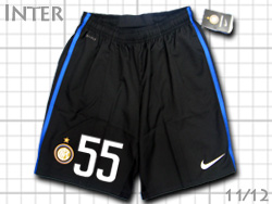 Inter 2011/2012 Home shorts #55 NAGATOMO Nike　インテル　ホーム用ゲームパンツ　長友　ナイキ