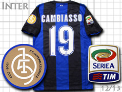 Inter milano home #19 CAMBIASSO 12/13 105years NIKE@CeE~m@JrAb\@z[@105NLO@iCL@479315