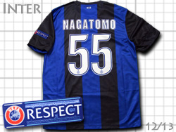 Inter milano home #55 NAGATOMO 12/13 UEFA EUROPE LEAGUE NIKE@CeE~m@F@z[@UEFA[bp[O@iCL@479315