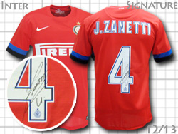 12/13@Ce@MTC胂f@TlbeB@Inter milano Autograph J.ZANETTI