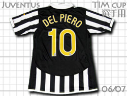 Juventus 2006-2007 Home SERIE B #10 DEL PIERO Players' Issued　ユベントス　デルピエロ　セリエB　選手仕様
