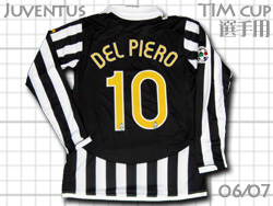 Juventus 2006-2007 Home SERIE B #10 DEL PIERO Players' Issued@xgX@fsG@ZGB@Idl