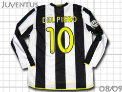 Juventus 2008-2009 Home #10 DEL PIERO　ユベントス　デルピエロ