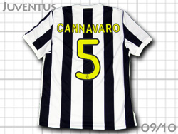 Juventus 2009-2010 Home #5 CANNAVARO@xgX@z[@Jio[