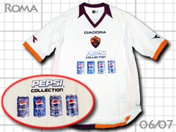 AS Roma 2006-2007 Away PEPSI@AS[}@AEFC@yvVEX|T[