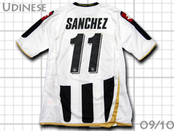 Udinese calcio 2009/2010 home #11 SANCHEZ　ウディネーゼ　ホーム　サンチェス