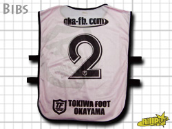 昇華プリント　ビブス　OKAフットボール　　TOKIWA FOOT OKAYAMA　トキワフット岡山