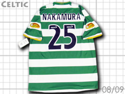 Celtic 2008-2009 Home #25 NAKAMURA　セルティック　ホーム　中村俊輔