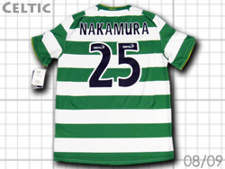 Celtic 2008-2009 Home #25 NAKAMURA　セルティック　ホーム　中村俊輔
