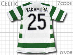 Celtic 2007-2008 Home Champions League #25 NAKAMURA@ZeBbN@CL@r@Ip