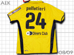 AEK ATHENS 2008-2009 Home #10 Pelletieri@AEKAel@z[@yeBG